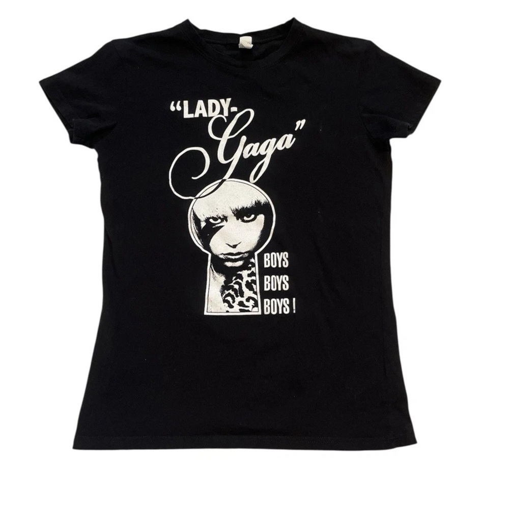 Lace Gaga Boys Boys Boys 2009 Concert Graphic Tee Small